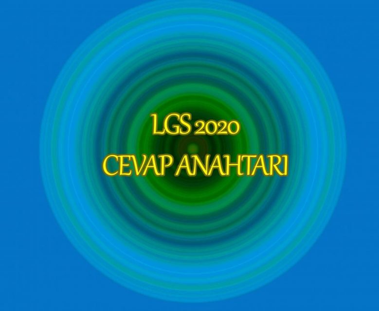 LGS 2020 CEVAP ANAHTARI
